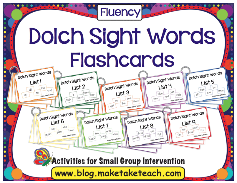 220 dolch sight words