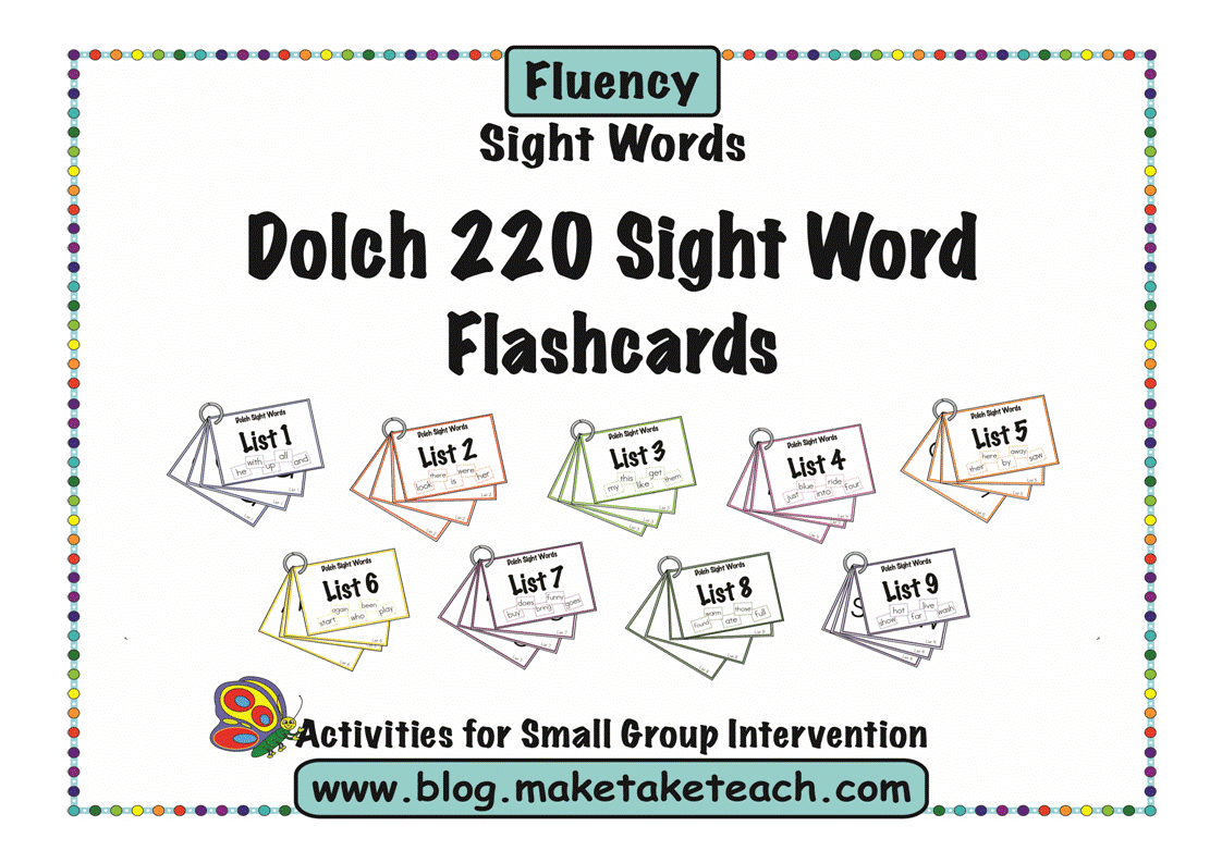 Of Instructional Teaching  Materials word printable sight English flashcards Examples In