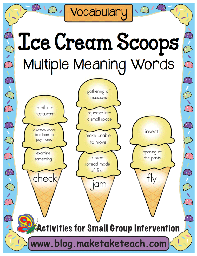 Describing Words For Ice Cream Cone