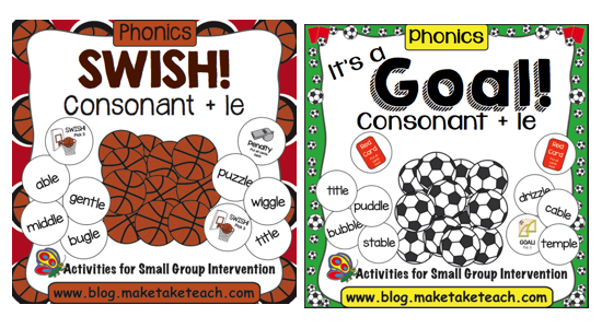 Teaching the Consonant+le Syllable Type - Make Take & Teach