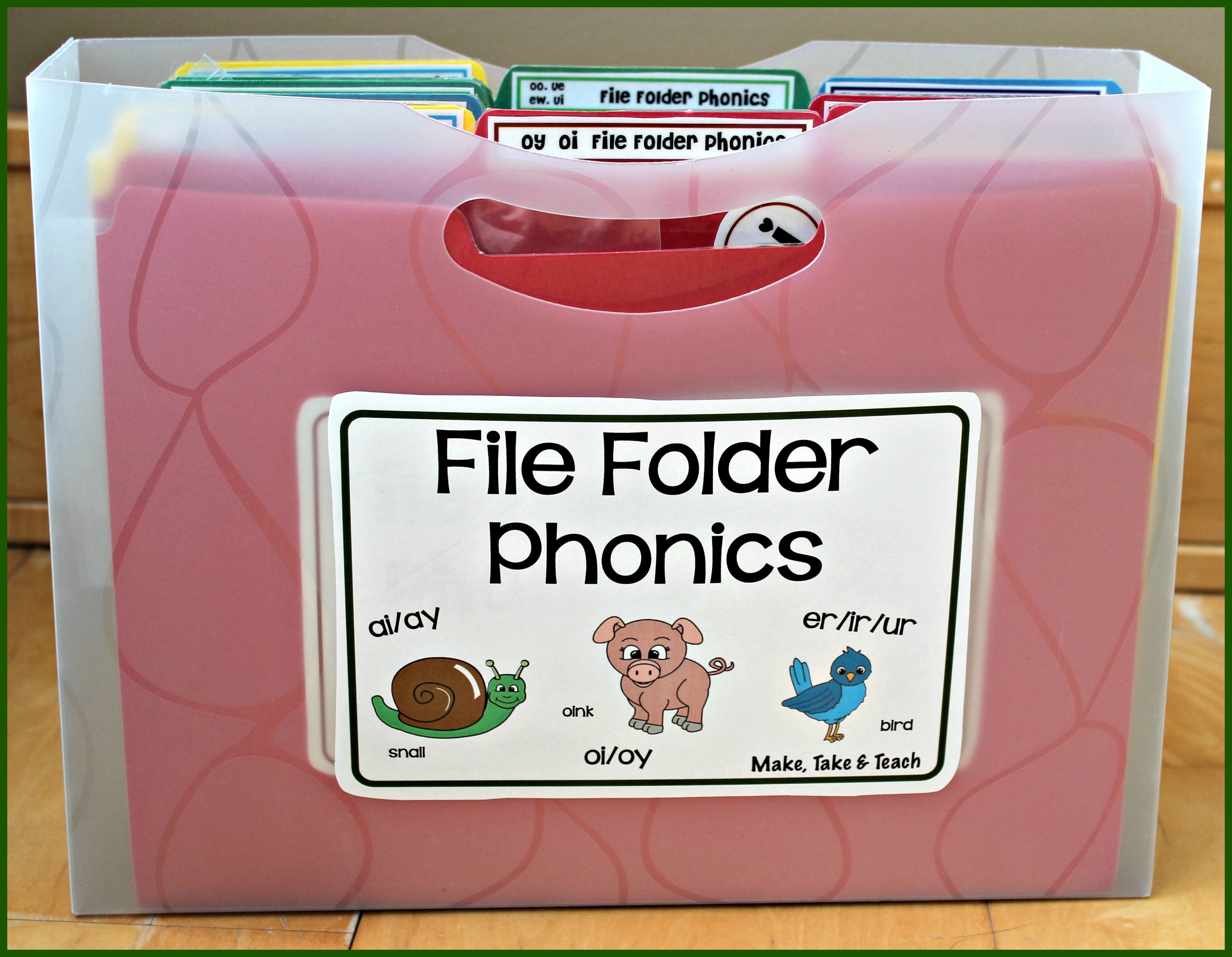File Folder Phonics For Oi And Oy Make Take And Teach