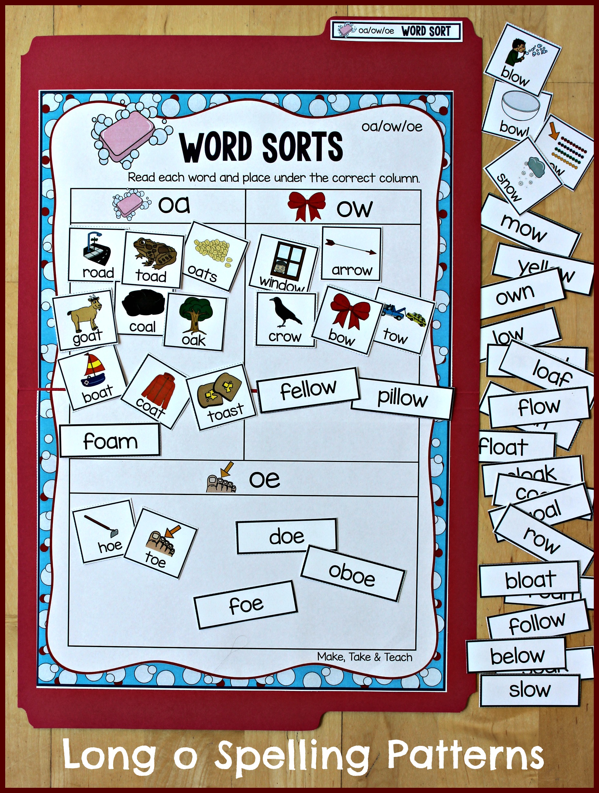 Teaching Long Vowel Spelling Patterns - Make Take & Teach