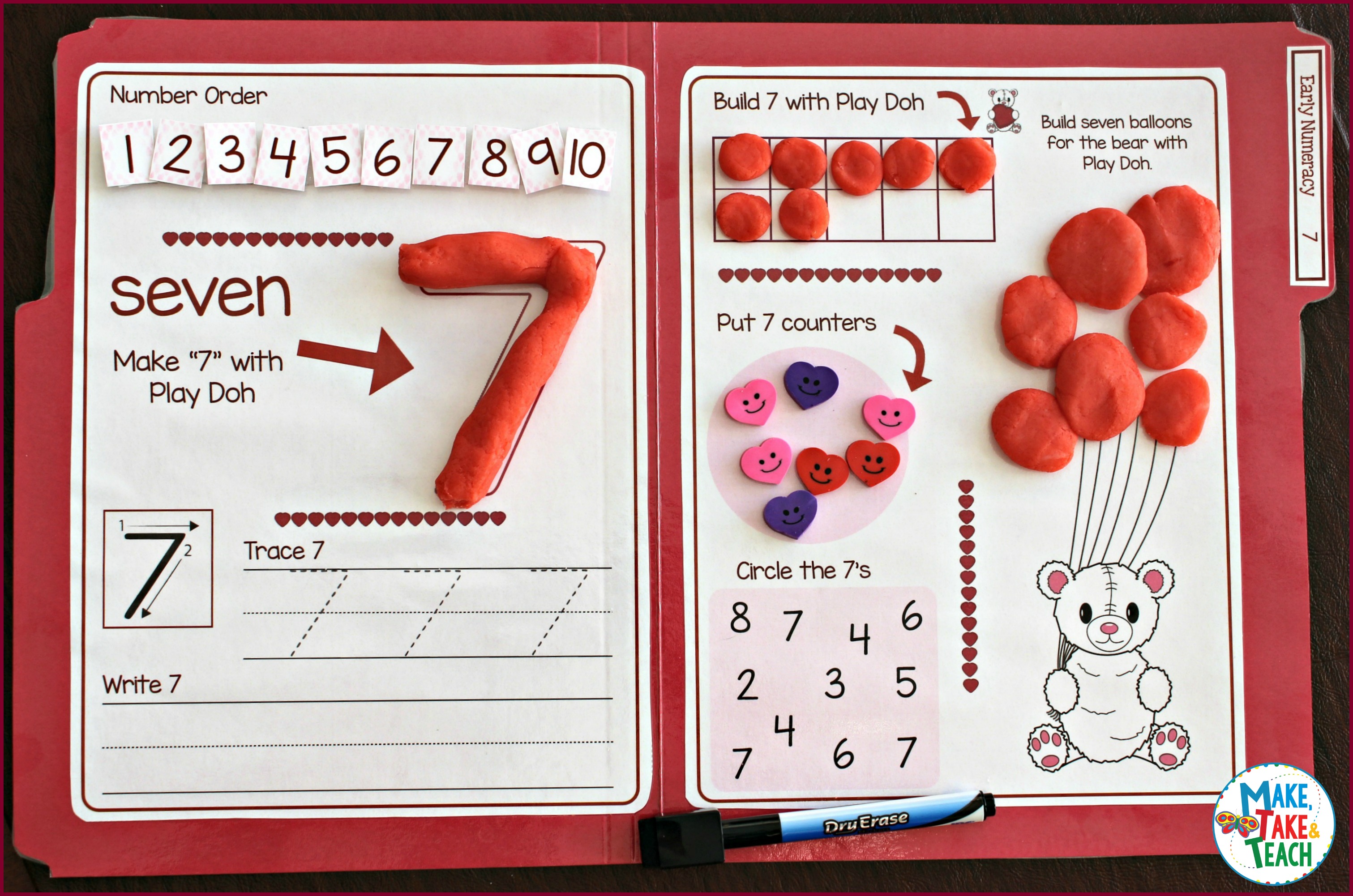 File Folder Activities For Early Numeracy Make Take And Teach 