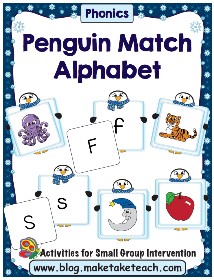 Alphabet Learning Games Winter Printable
