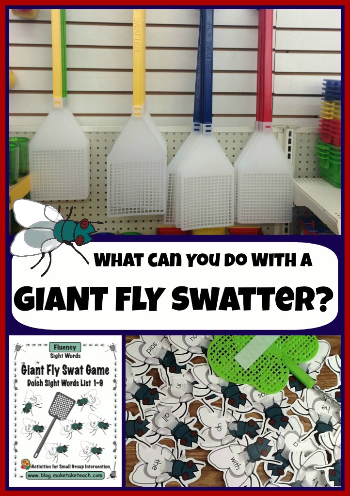 Fly Swatting Letters and Sight Words - Make Take & Teach