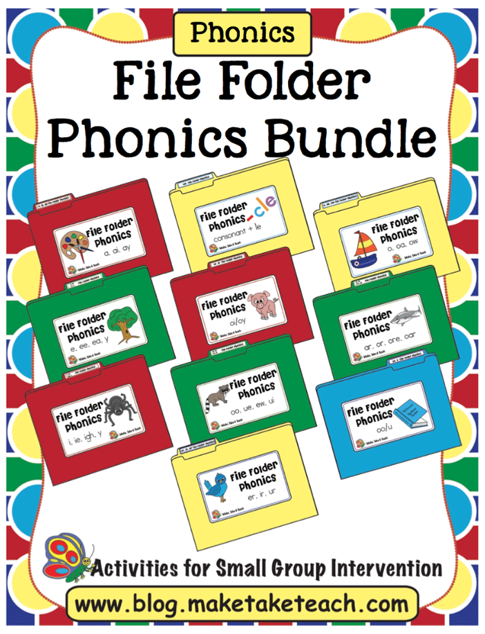 Phonics Activities File folder games