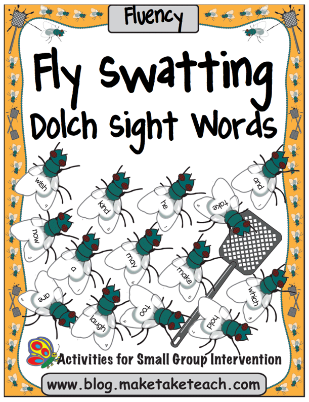Sight Words - Fly Swatting Sight Words- Dolch Sight Words by Make