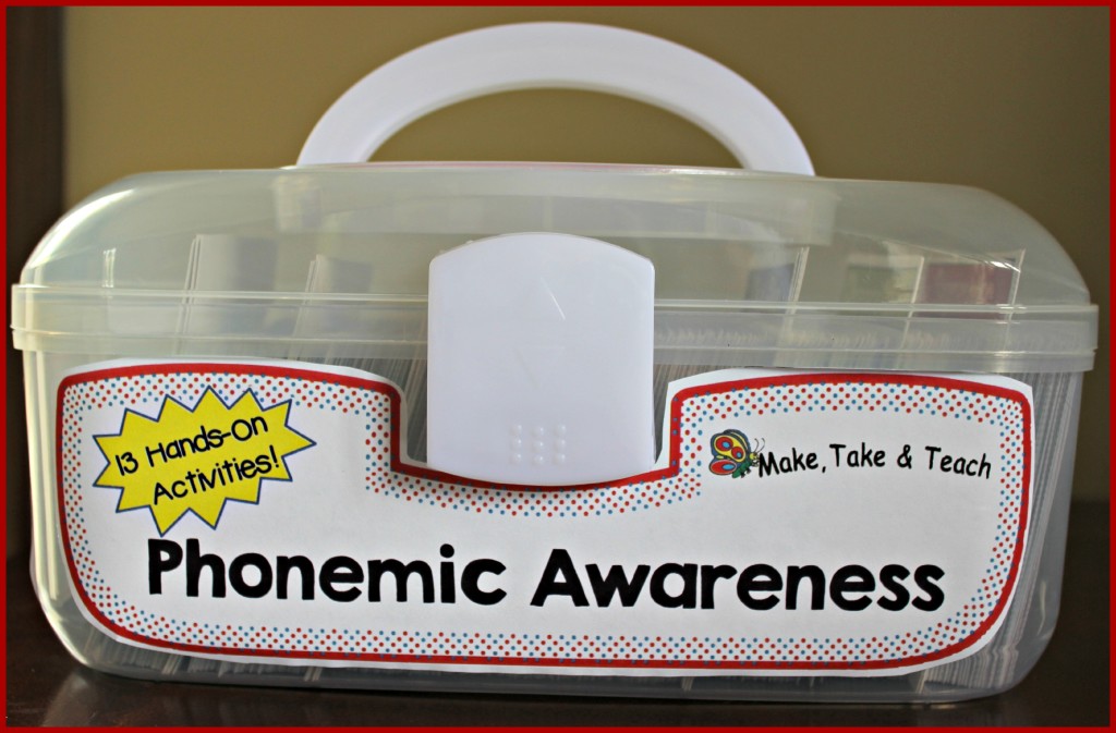 Phonemic Awareness Activities On The Go! - Make Take & Teach