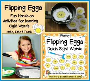 Flipping Eggs - Fun Hands-on Activities for Learning Sight Words - Make ...