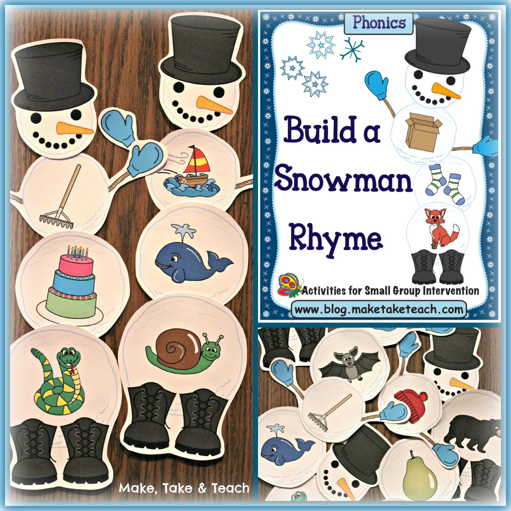 Build a Snowman Friend activity by Heart and Mind Teaching