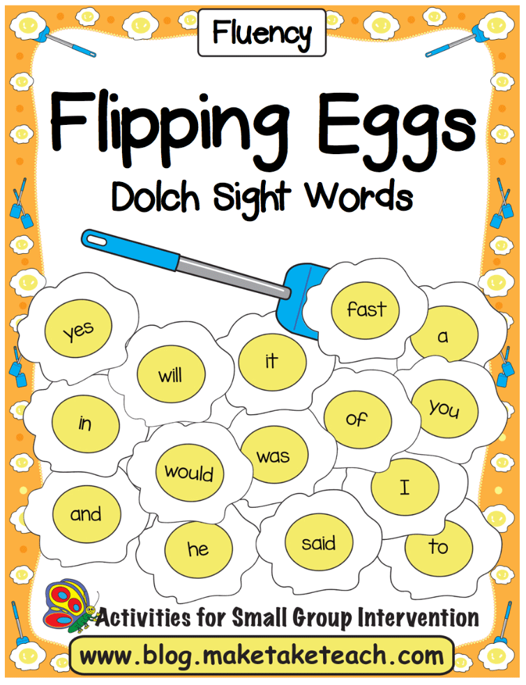 Flipping Eggs Fun Hands on Activities For Learning Sight Words Make Take Teach