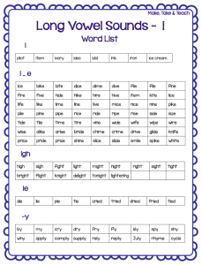 Teaching Long Vowel Spelling Patterns - Make Take & Teach