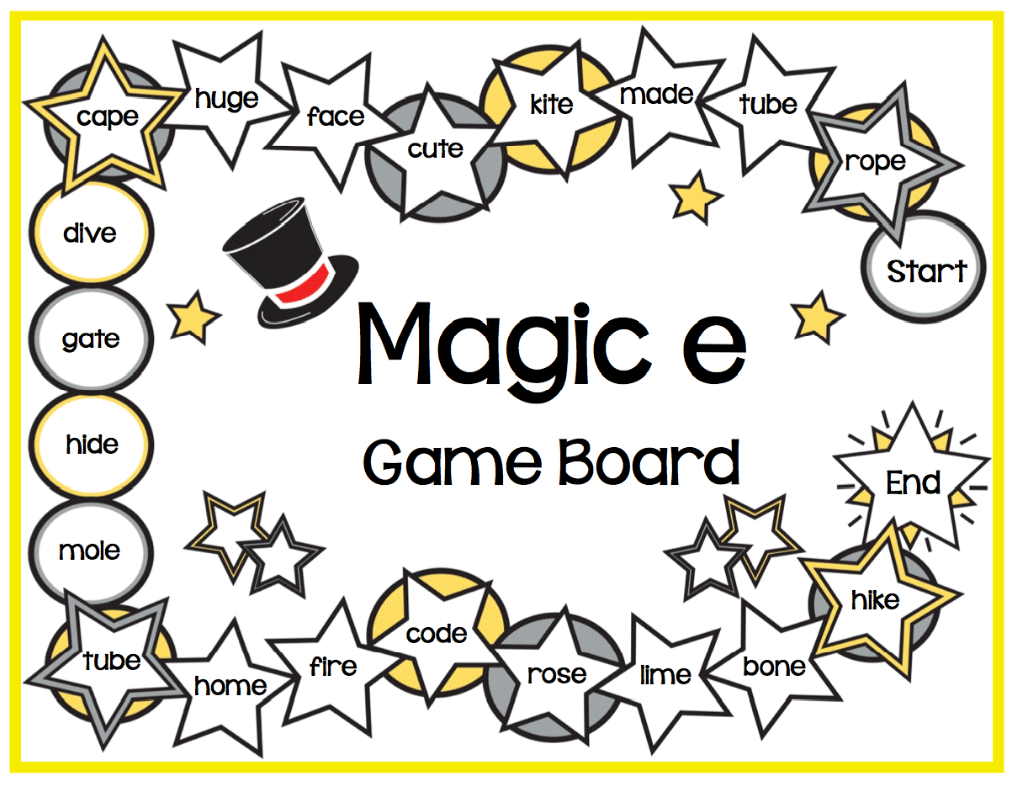 Resources for Teaching the Magic e Rule - Make Take & Teach