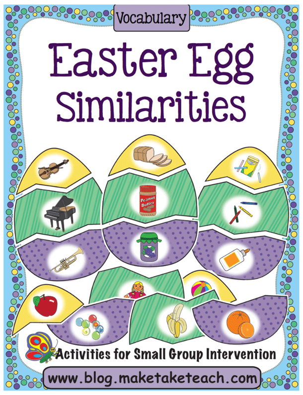 Easter Egg Similarities Activities