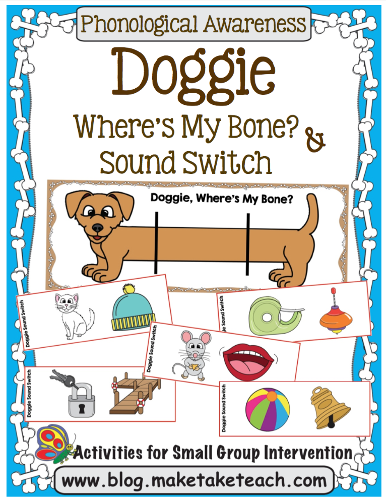 A Doggone Fun Phonological Awareness Activity Make Take Teach