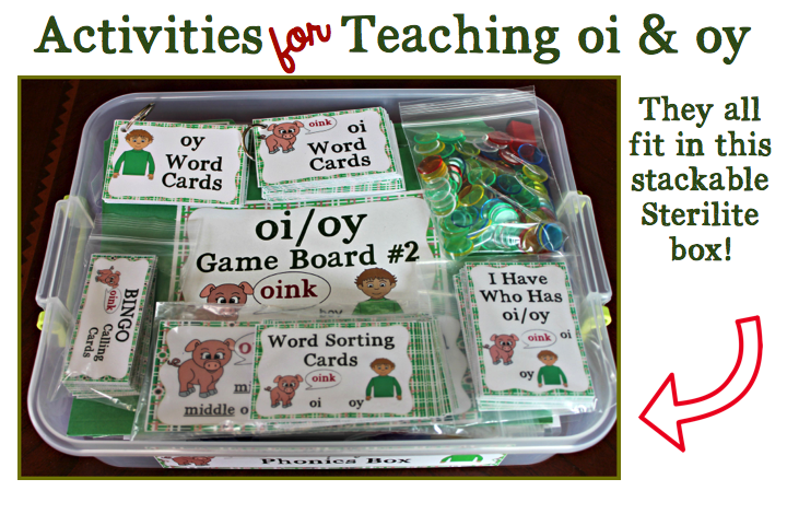 activities for teaching oi oy make take teach