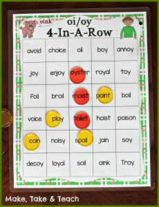 Activities for Teaching oi & oy - Make Take & Teach