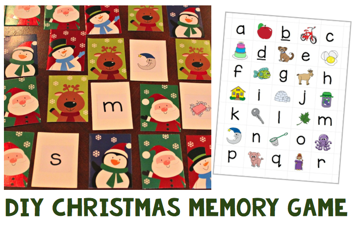 DIY Christmas Memory Game - Make Take & Teach