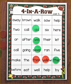 Football Themed Sight Word Activities - Make Take & Teach