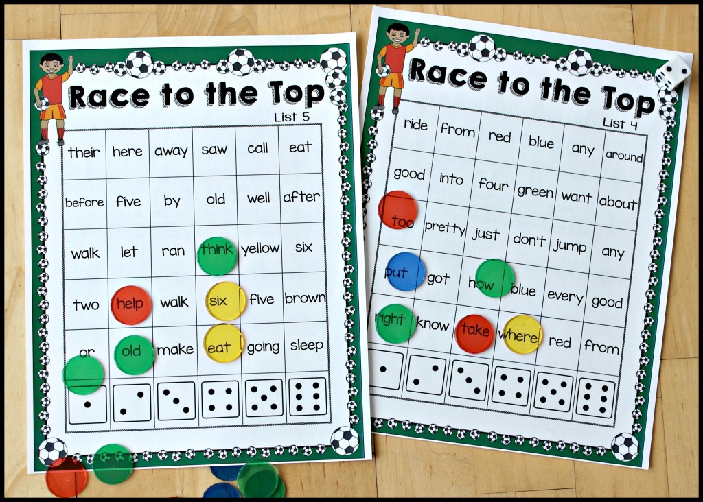 Soccer Themed Sight Word Activities - Make Take & Teach