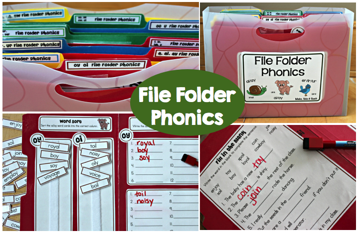FIle Folder Phonics Games