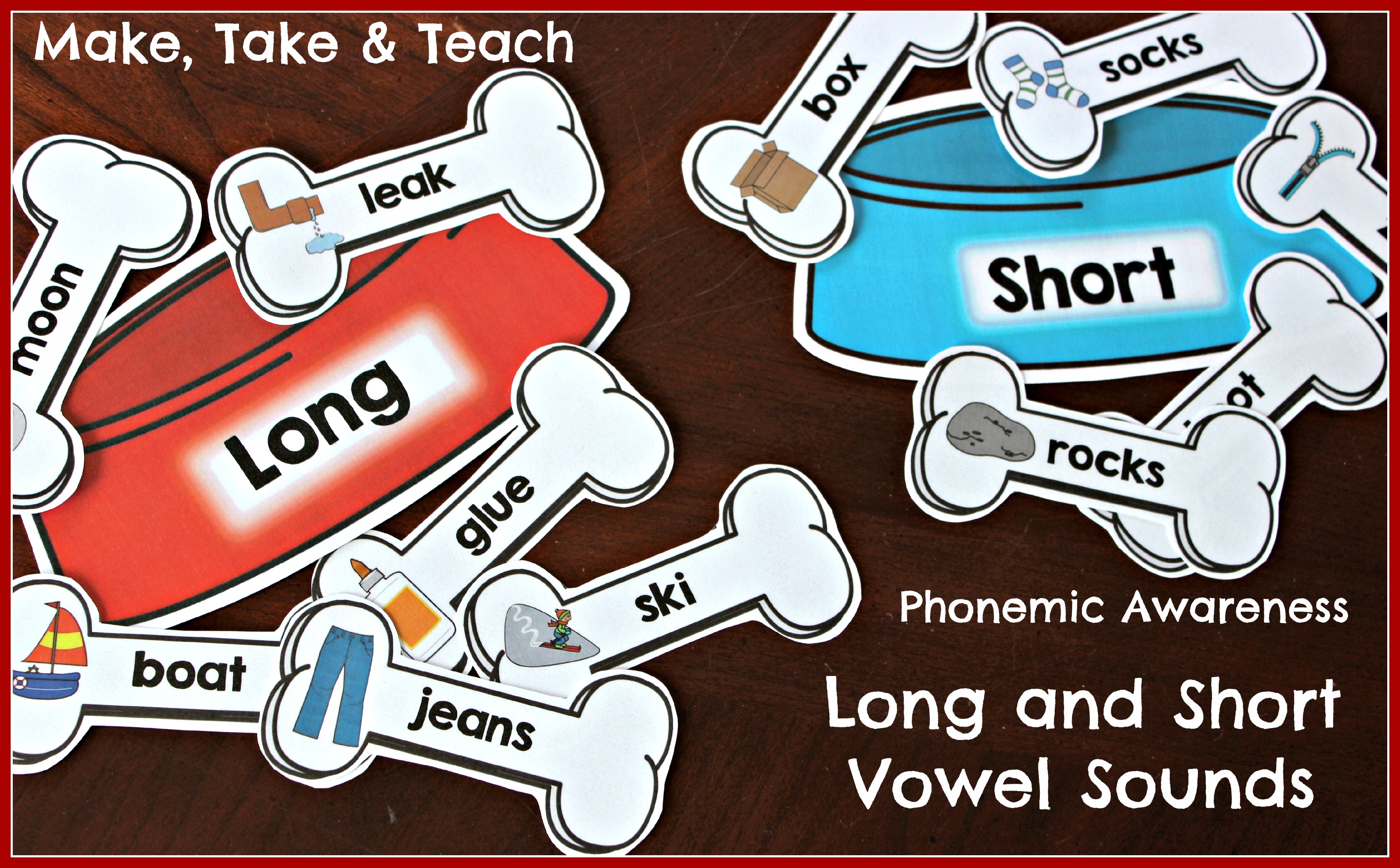 Teaching Long and Short Vowel Sounds - Make Take & Teach