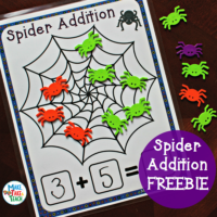 Spider Web Addition FREEBIE! - Make Take & Teach