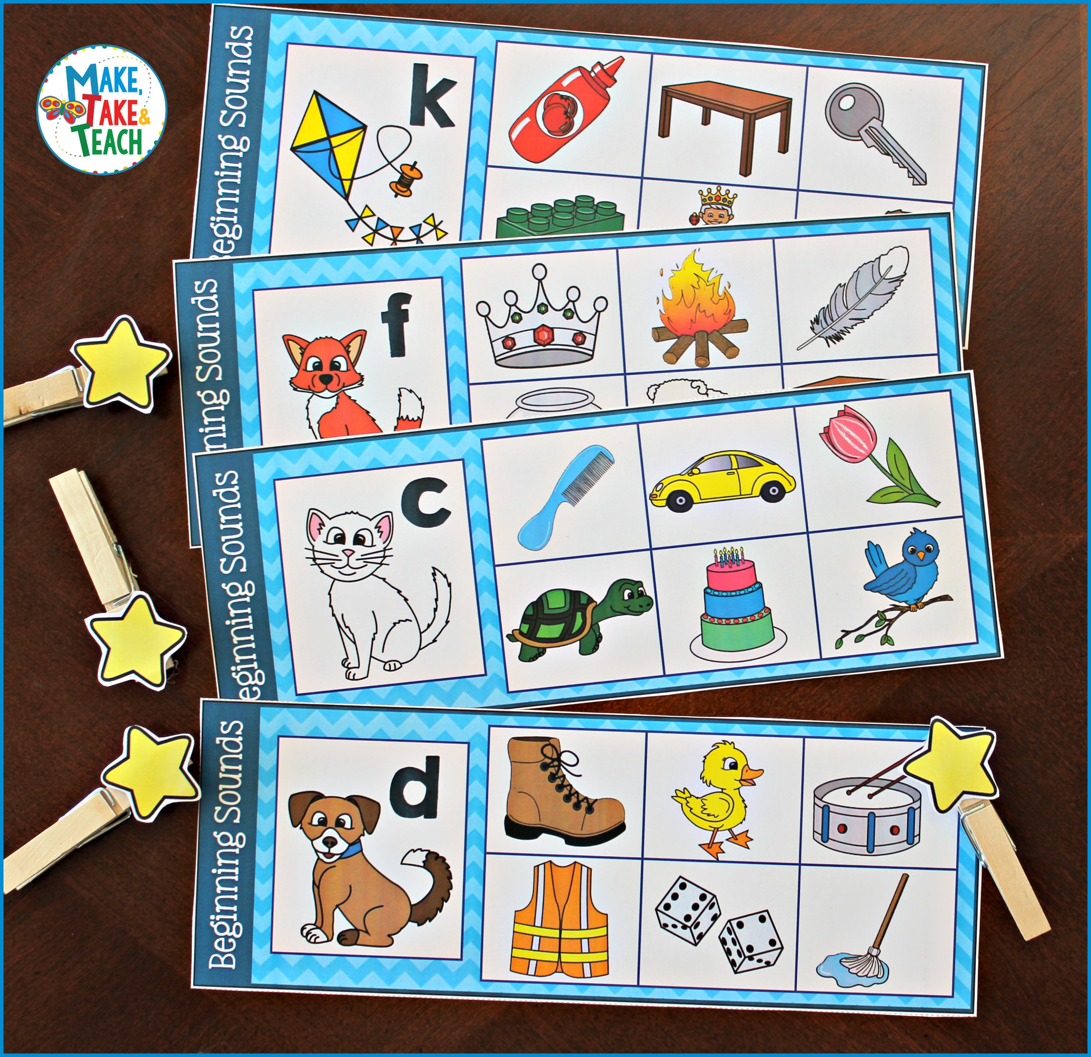 Fun Hands On Activity For Learning Letters And Sounds Make Take Teach