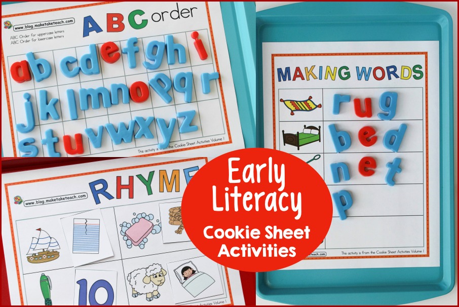 Cookie Sheet Alphabet Learning Activities Pre K Kindergarten 