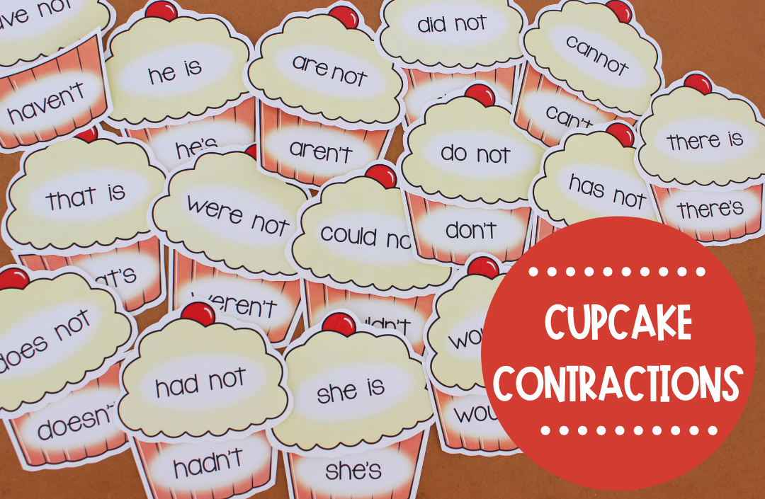 printable contractions poster