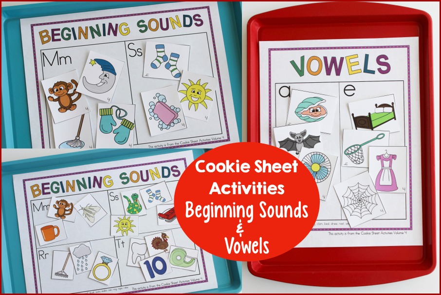 Cookie Sheet Learning Activities Pre K Kindergarten alphabet