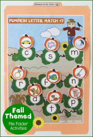 Even More! Fall Themed File Folder Activities - Make Take & Teach