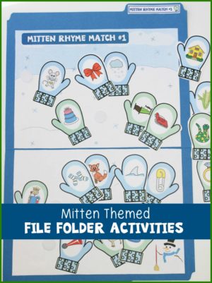 Winter Themed File Folder Activities! - Make Take & Teach