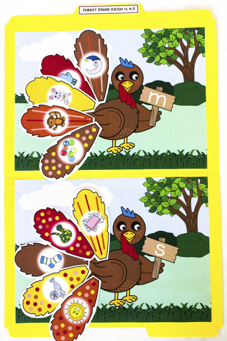 Thanksgiving Turkey Themed File Folder Activities! Make