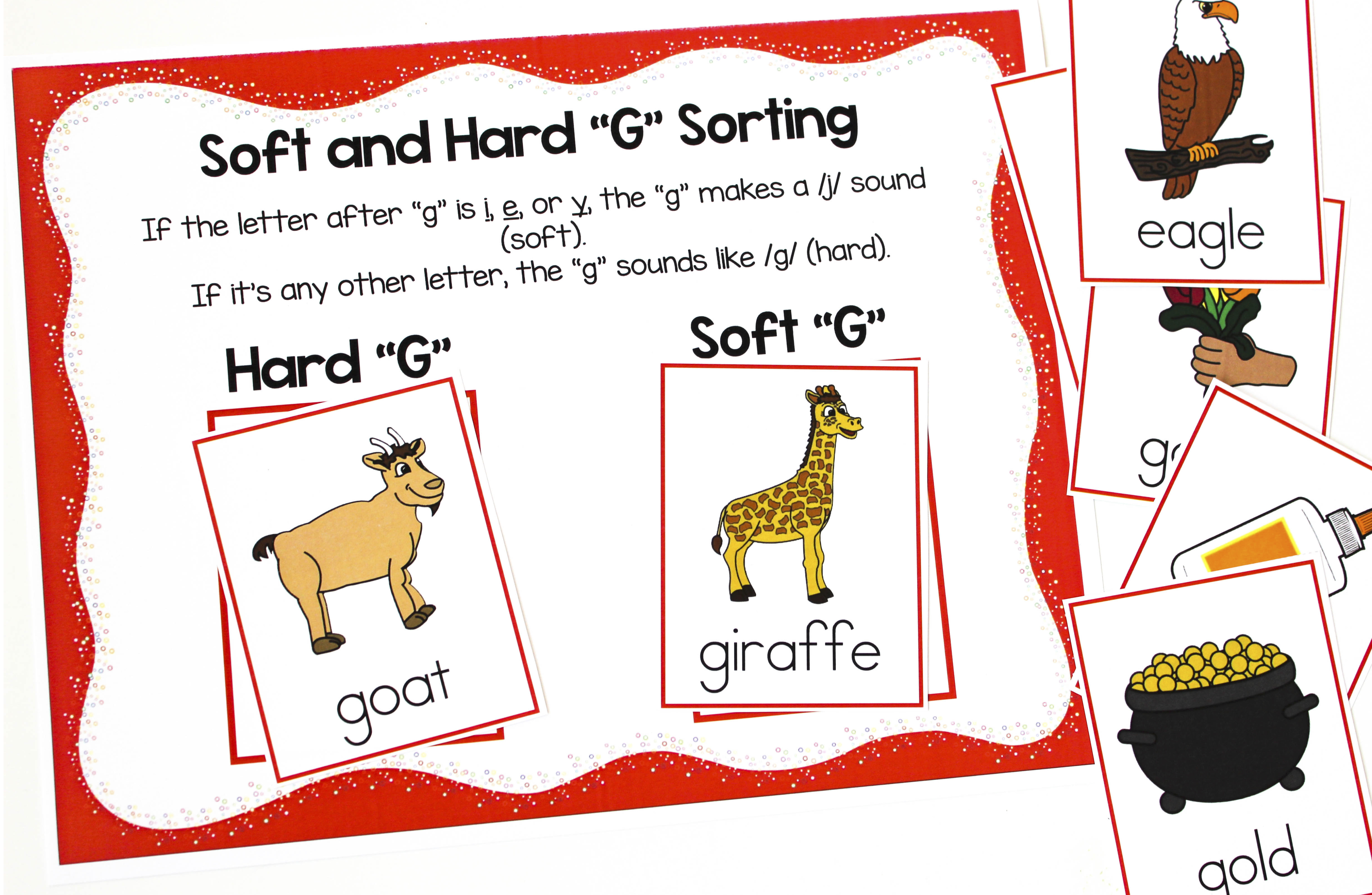 Phonics Games, Hard and Soft G