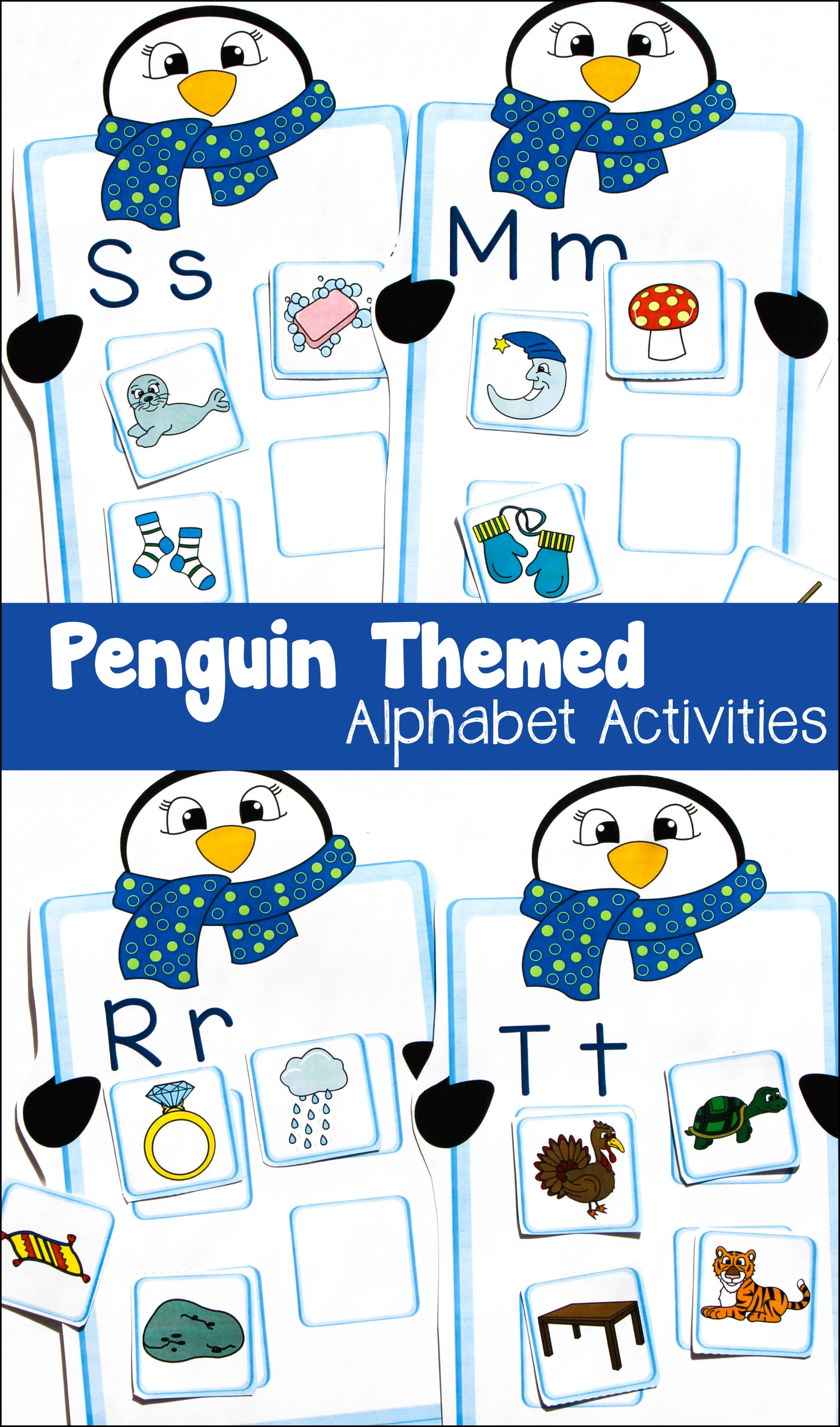 winter alphabet learning activities