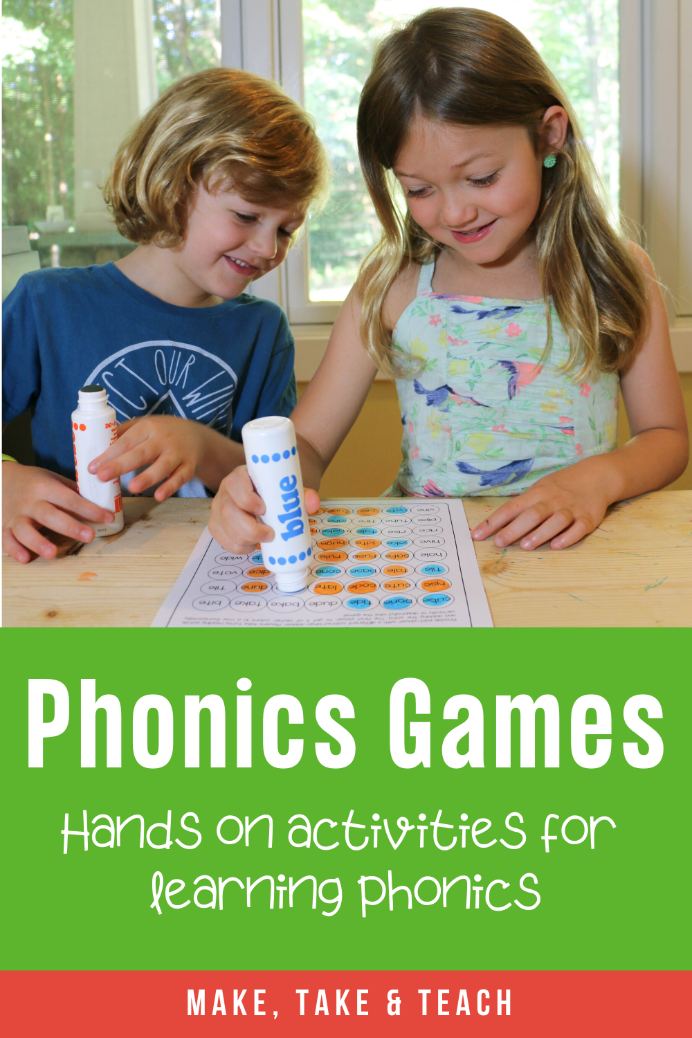 Dab It! Fun Phonics Learning Games - Make Take & Teach