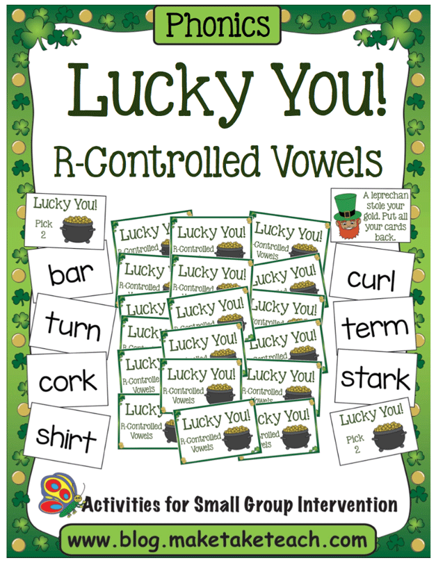 R-Controlled Vowel Card Game