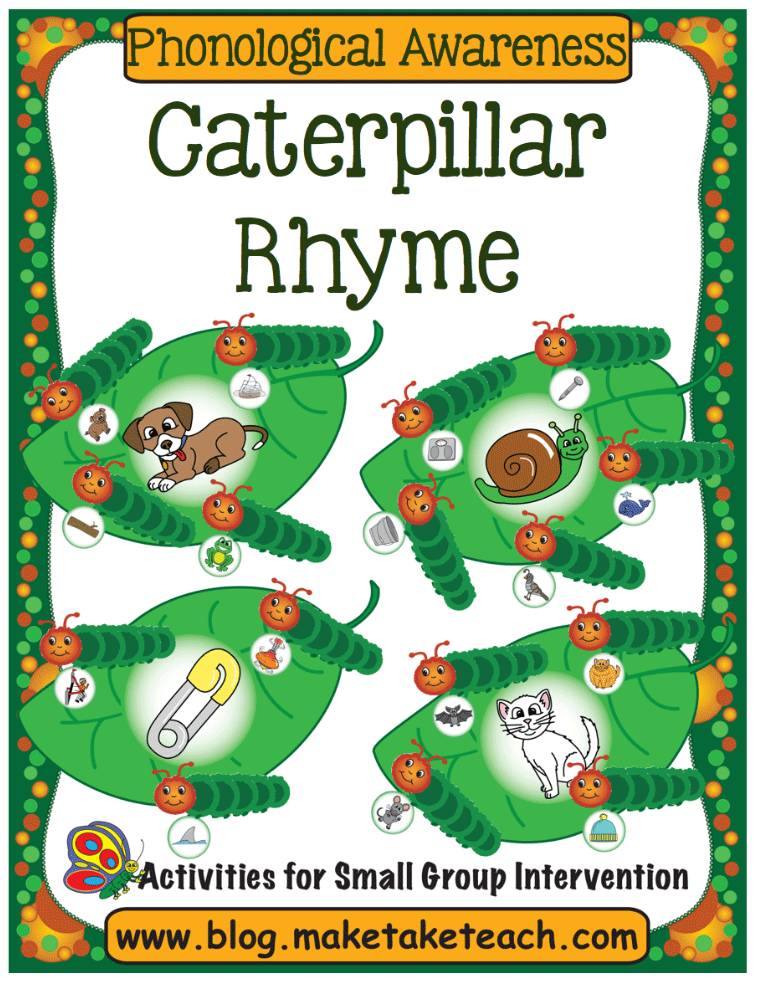 Caterpillar Rhyme activity