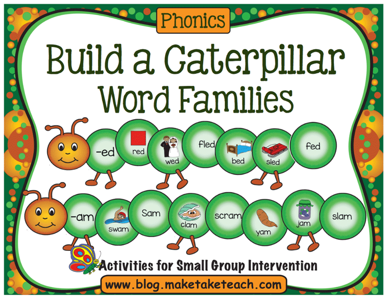 Alphabet and Word Families Activities