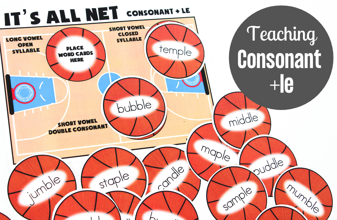 Teaching Consonant le A Basketball Themed Activity Make Take Teach