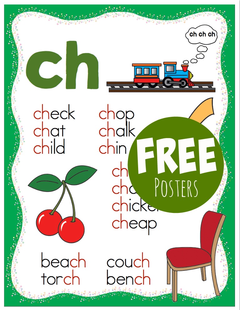 Free Consonant Digraphs Posters Make Take Teach Hot Sex Picture
