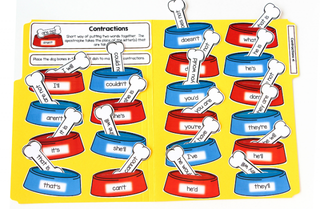 Doggone Fun Activities for Teaching Contractions! - Make Take & Teach