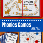 au aw Phonics Games and Activities