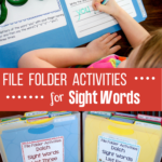 File Folder Sight Word Games
