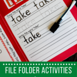 File Folder Sight Word Games