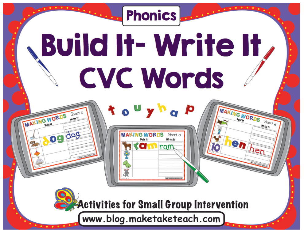 Build it Write it CVC words