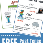 Phonics Posters for Past Tense