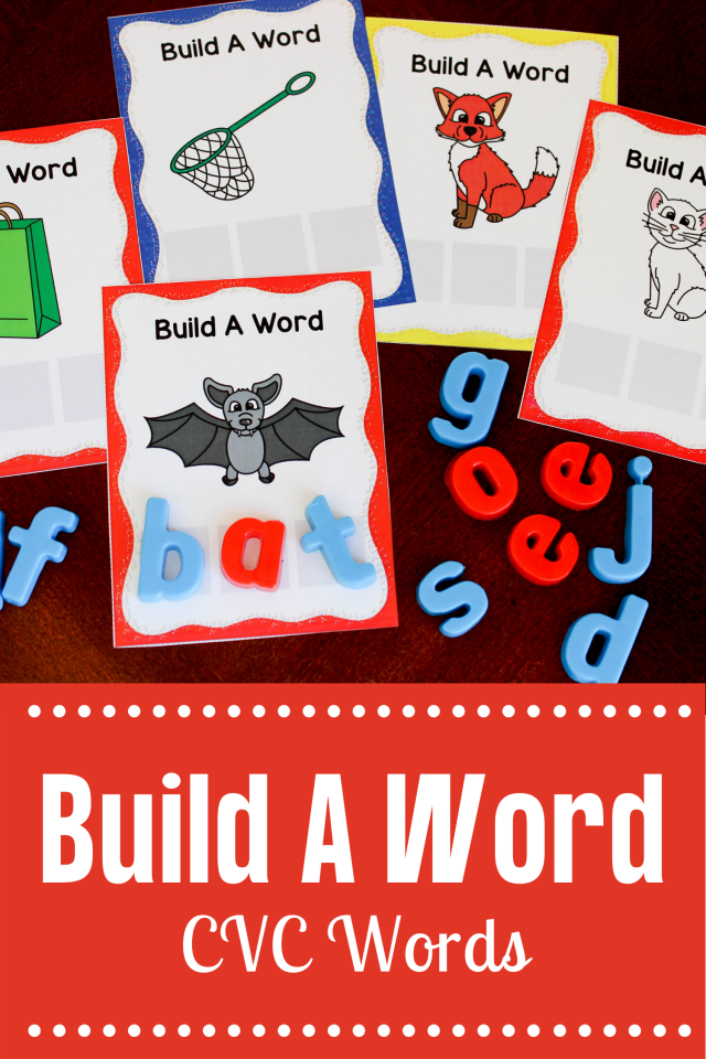 Build A Word Activity For Cvc Words Make Take And Teach
