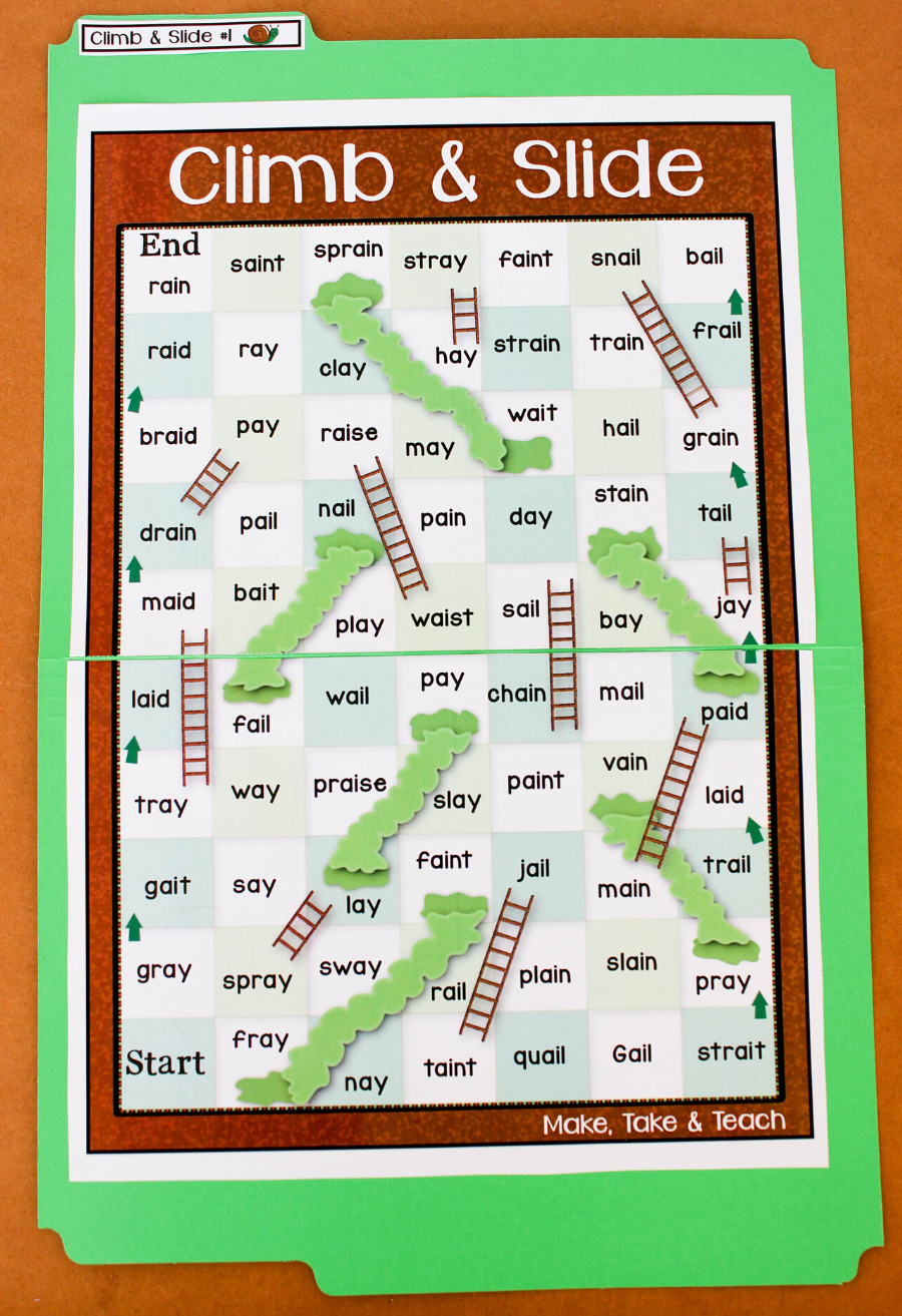 Teaching The Long A Spelling Pattern Ai Ay Phonics Bundle Make Take Teach